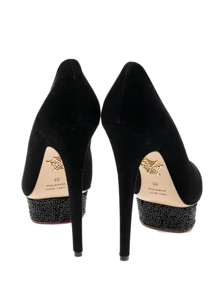 Pantofi cu toc Charlotte Olympia cu platformă negru