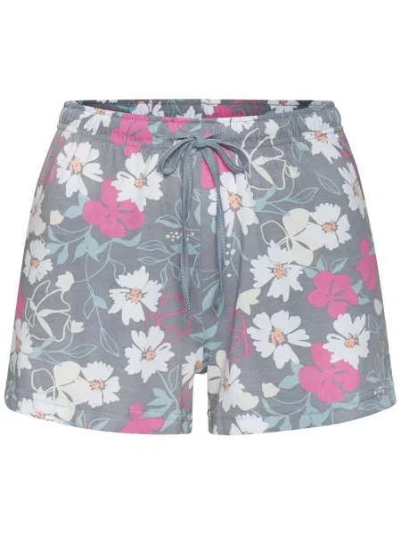 VIVANCE Spodnji del pižame svetlo modra / siva / roza bela