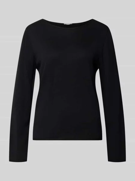 Sweter o kroju regular fit z mieszanki bawełny i S.oliver Red Label czarny