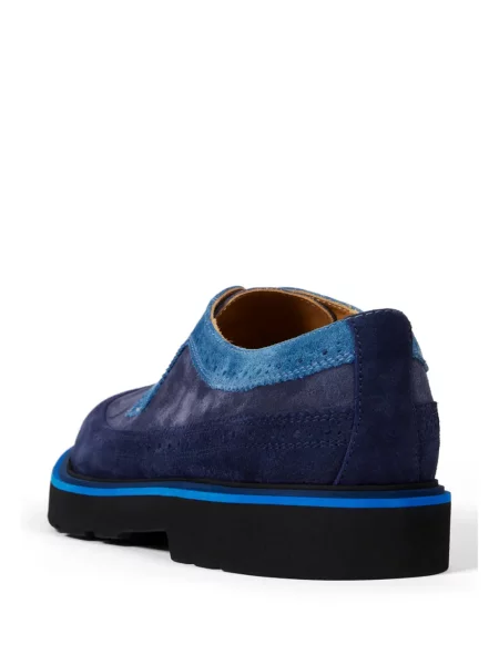 Brogues Paul Smith din piele de căprioară albastru