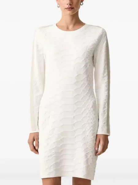 Scurt rochie Liu Jo tricotate alb