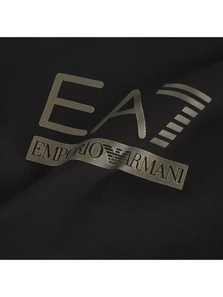 Gyerek kapucnis melegítő felső Emporio Armani Ea7 fekete