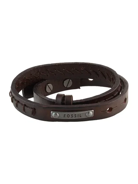 FOSSIL Náramok čokoládová