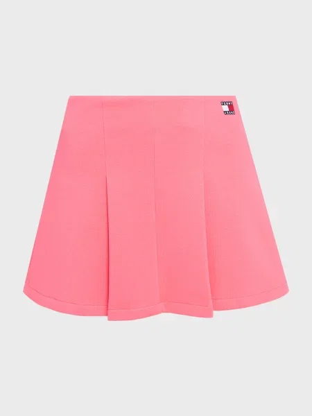 Джинсовая юбка Tommy Jeans розовая