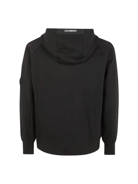 Bluza z kapturem C.p. Company polarowa z kapturem czarna