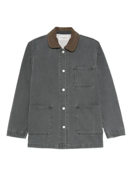 Geacă de blugi Officine Générale de catifea cord gri