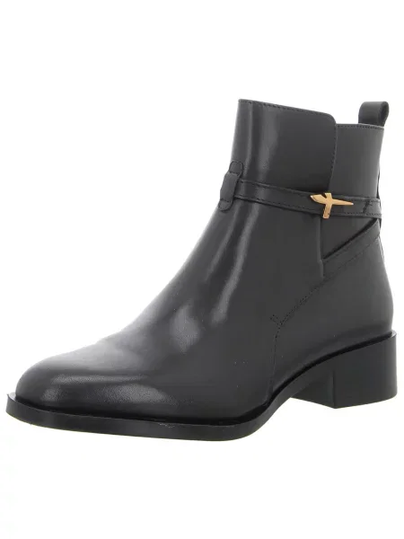 Tamaris Cizme glezne Damen Stiefelette Echt Leder in schwarz' negru