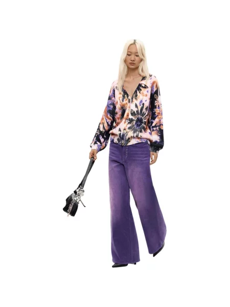 Pulover Desigual roz