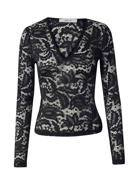 ABOUT YOU Tricou Samantha' negru