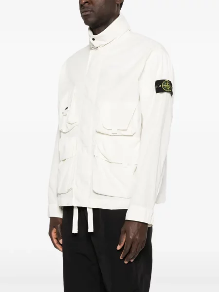 Dzseki Stone Island strasszokkal fehér