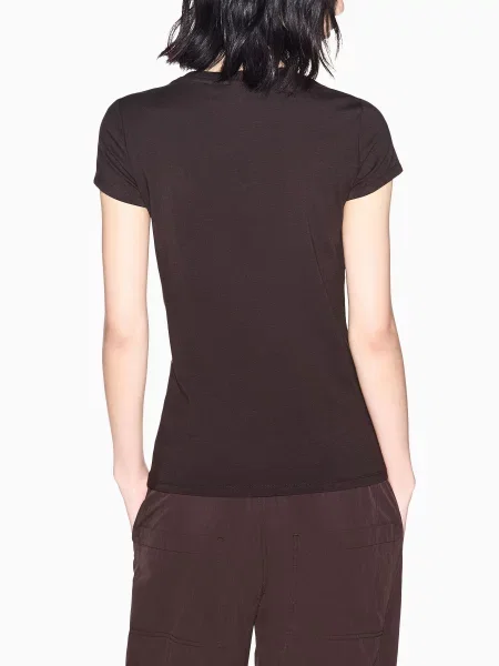 Футболка Armani Exchange коричневая