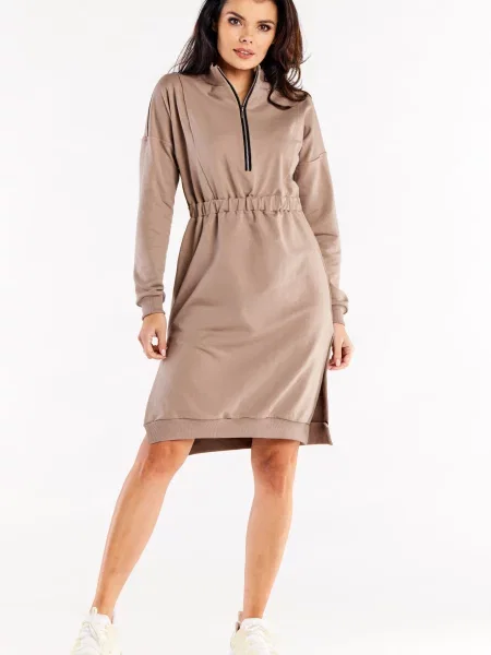 Sukienka Infinite You brązowa