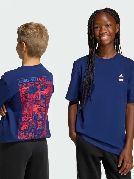 Дитяча Футболка adidas Marvel синій