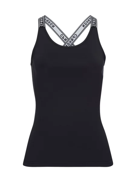 LASCANA ACTIVE Sport top negru alb