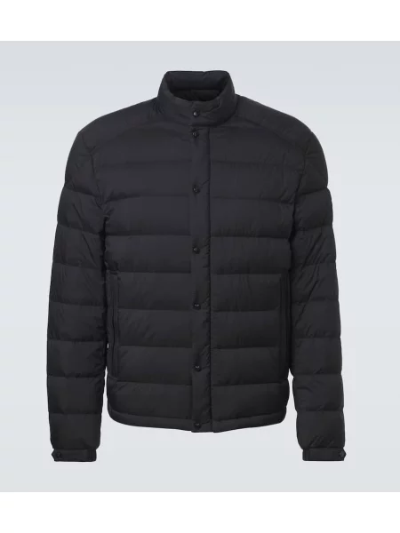 Пухено яке Moncler черно