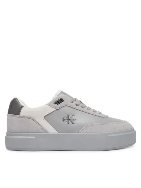 Calvin Klein Sneakers Prime Cupsole Laceup Lth-Su Ml gri