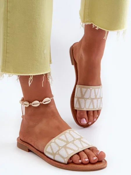 Pantofle Boto bílé