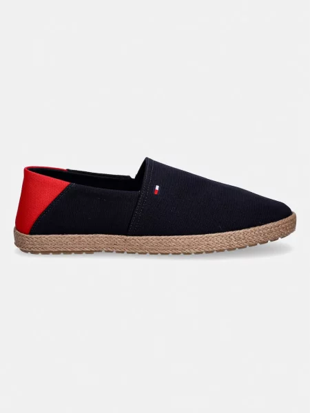 TOMMY HILFIGER Espadrile albastru închis roșu
