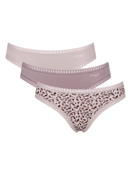 SLOGGI Slip Go Crush roz pudră / roz pal negru