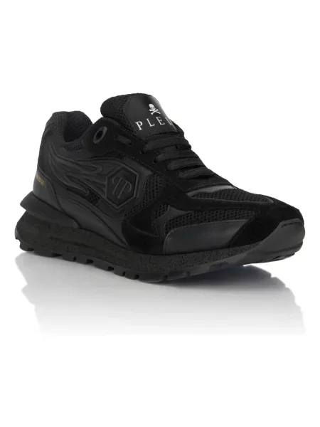 Sneakersy Philipp Plein skórzane czarne