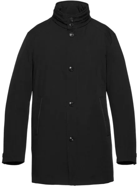 Palton Norwegian Wool de lână negru