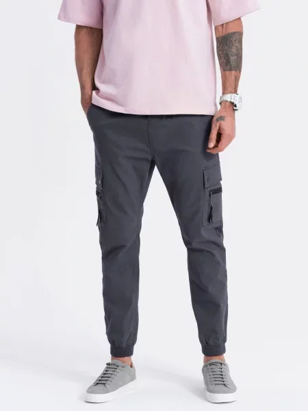 Pantaloni cargo Ombre gri