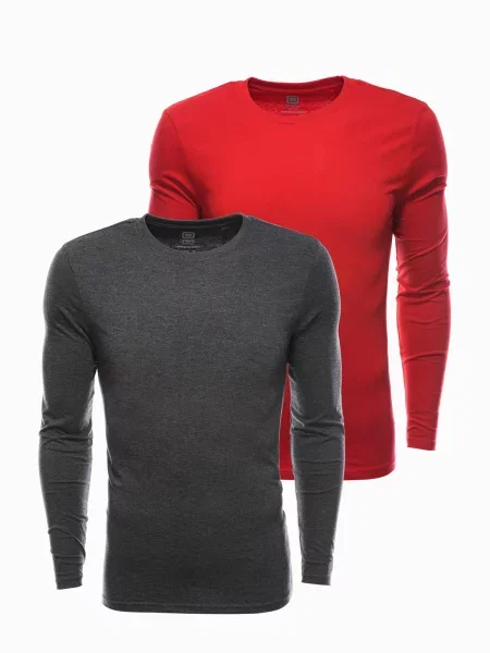 Tricou mânecă lungă Ombre gri