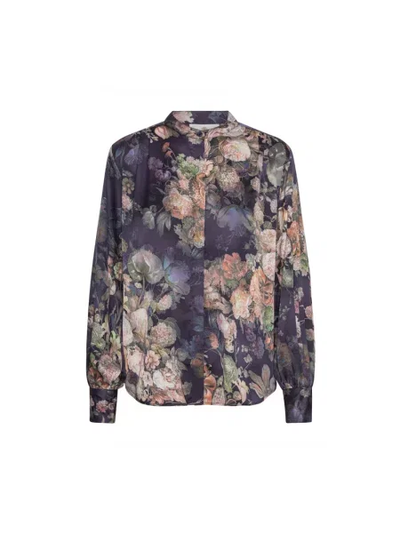 Lniana koszula Karmamia z rękawami balonowymi