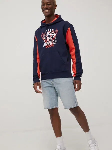 Geacă Reebok Classic din fleece albastru