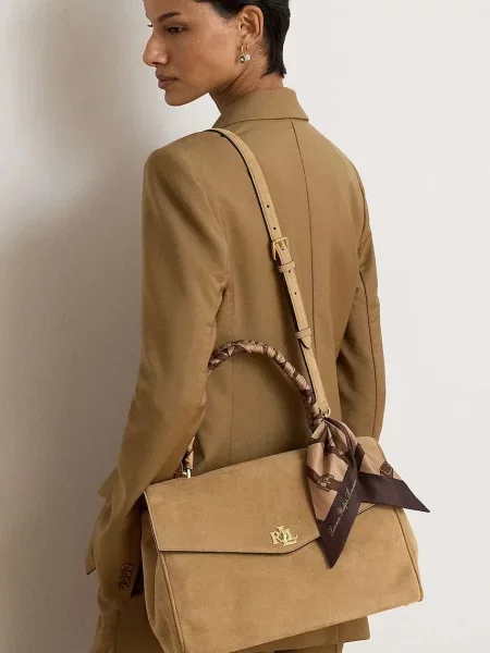 Lauren Ralph Lauren сумка-шопер замшева