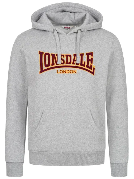 LONSDALE Μπλούζα φούτερ Classic κίτρινο / γκρι μαύρο