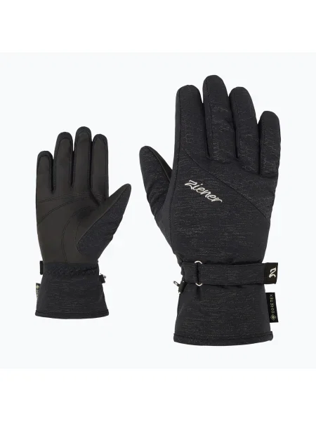 Mănuși de schi pentru femei ZIENER Klaire GTX black ink spark negru