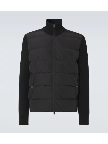 Вълнено пухено яке Herno черно