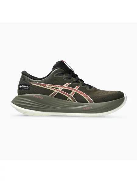 Кросівки для бігу ASICS Gel-Cumulus 27 GTX brown stone/dark pink clay рожеві