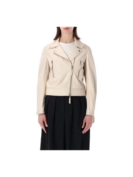 Kurtka skórzana S.w.o.r.d. 6.6.44 klasyczna beżowa