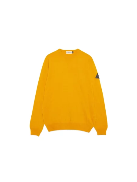 Sweter Roy Rogers z okrągłym dekoltem pomarańczowy