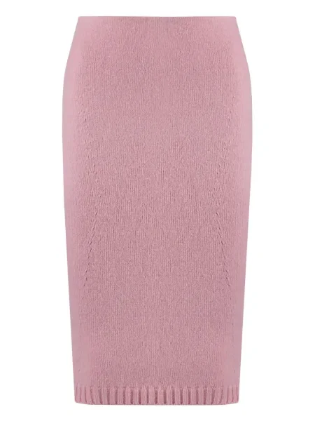 Fustă Tom Ford de lână roz