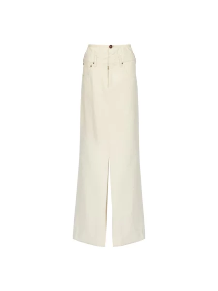 Spódnica maxi Maison Margiela beżowa