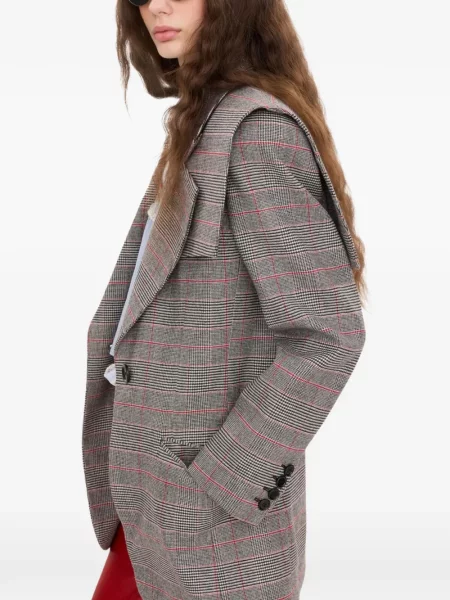 Geacă Chloé de lână gri
