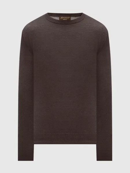 Шерстяной свитер Doriani Cashmere коричневый