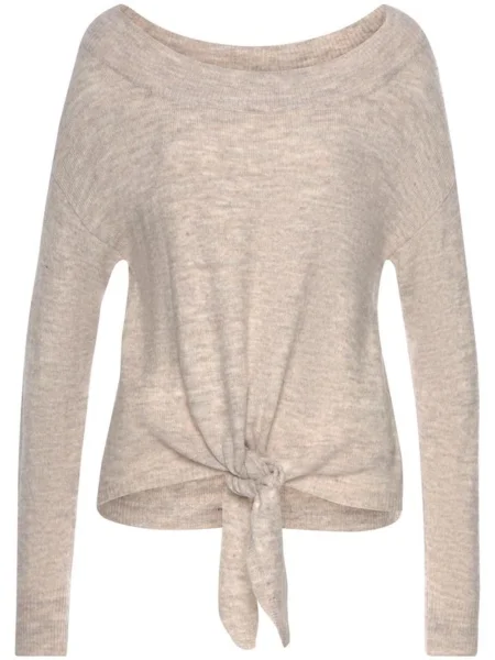 LASCANA Pulover amestecat bej
