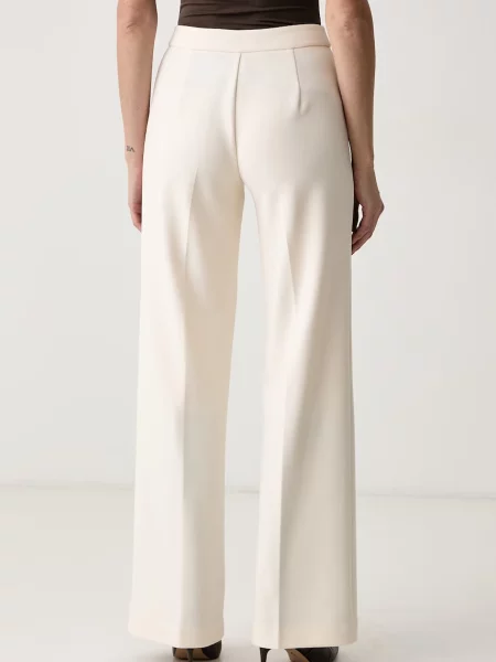 Marciano by Guess spodnie wide leg VIOLA beżowe