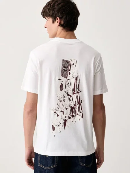 HUGO tricou pentru bărbați din Doudi alb