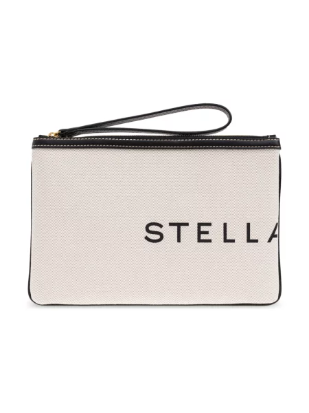 Torebka Stella Mccartney płócienna elegancka beżowa