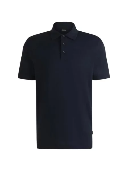 Scurt tricou polo Boss albastru