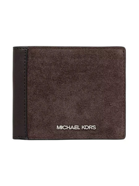 Portfel Michael Kors zamszowy brązowy