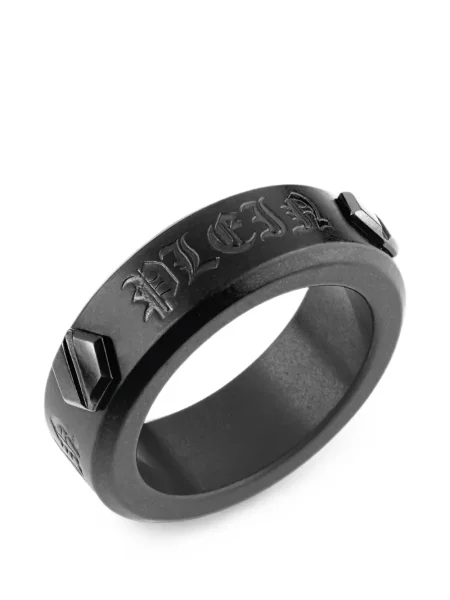 Inel Philipp Plein cu autograf negru