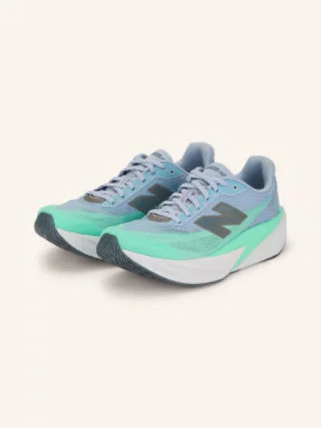 Běžecké boty New Balance FuelCell Rebel V5 light arctic grey/bright mint šedé