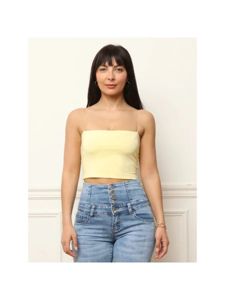 Top La Modeuse galben