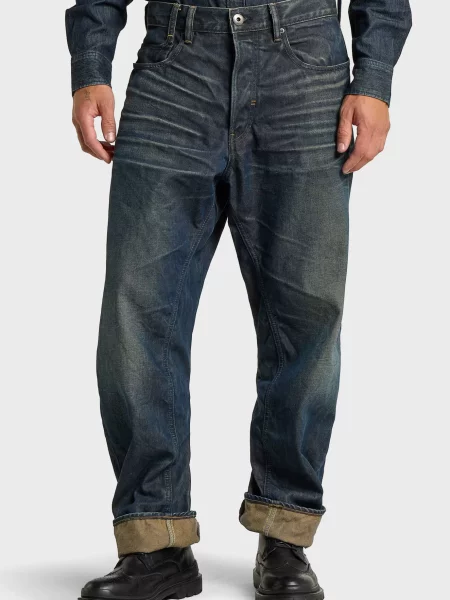 Широкі джинси G-star Raw сині